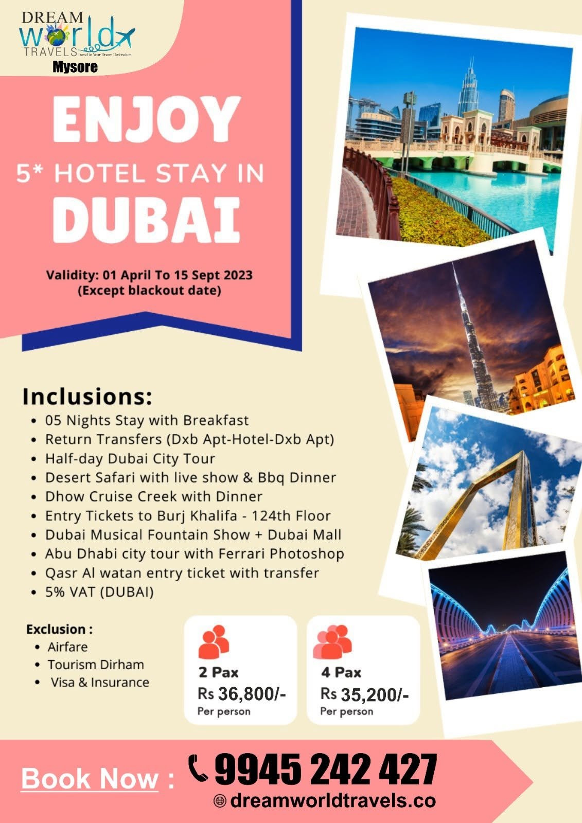 Dubai Desert & City Tour